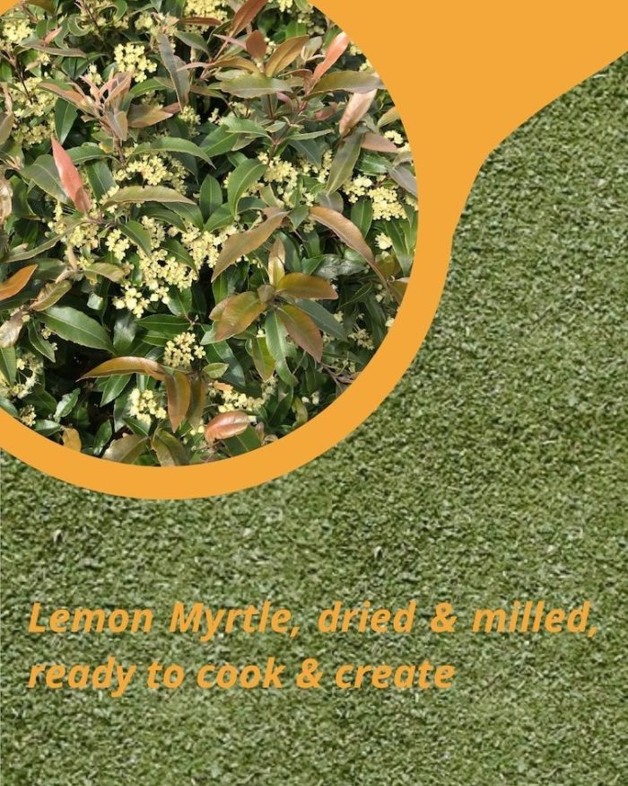 Lemon myrtle is a favourite amongst chefs and home cooks alike