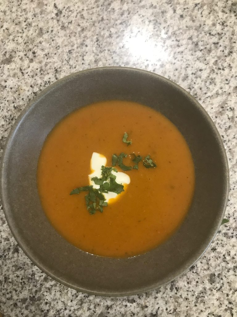 OutbackChef's spiced soup is a real winner, great foodty watching soup