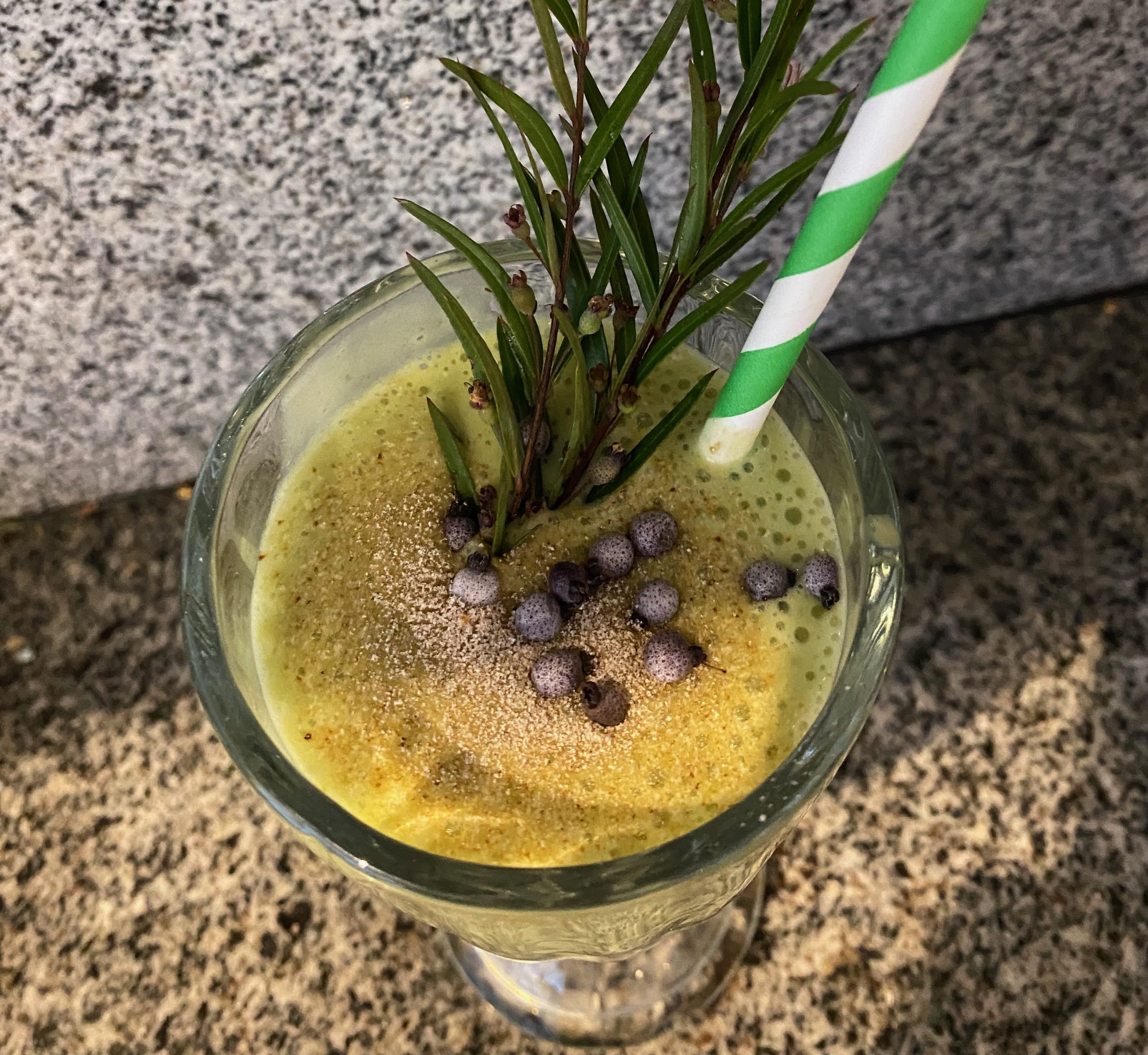 Healthy drink using warragul greens